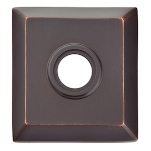 Emtek Concord Stretto 1.5 x 11 Dummy Pair Merrimack Levers Oil Rubbed  Bronze LH - 7044-ME-LH-US10B