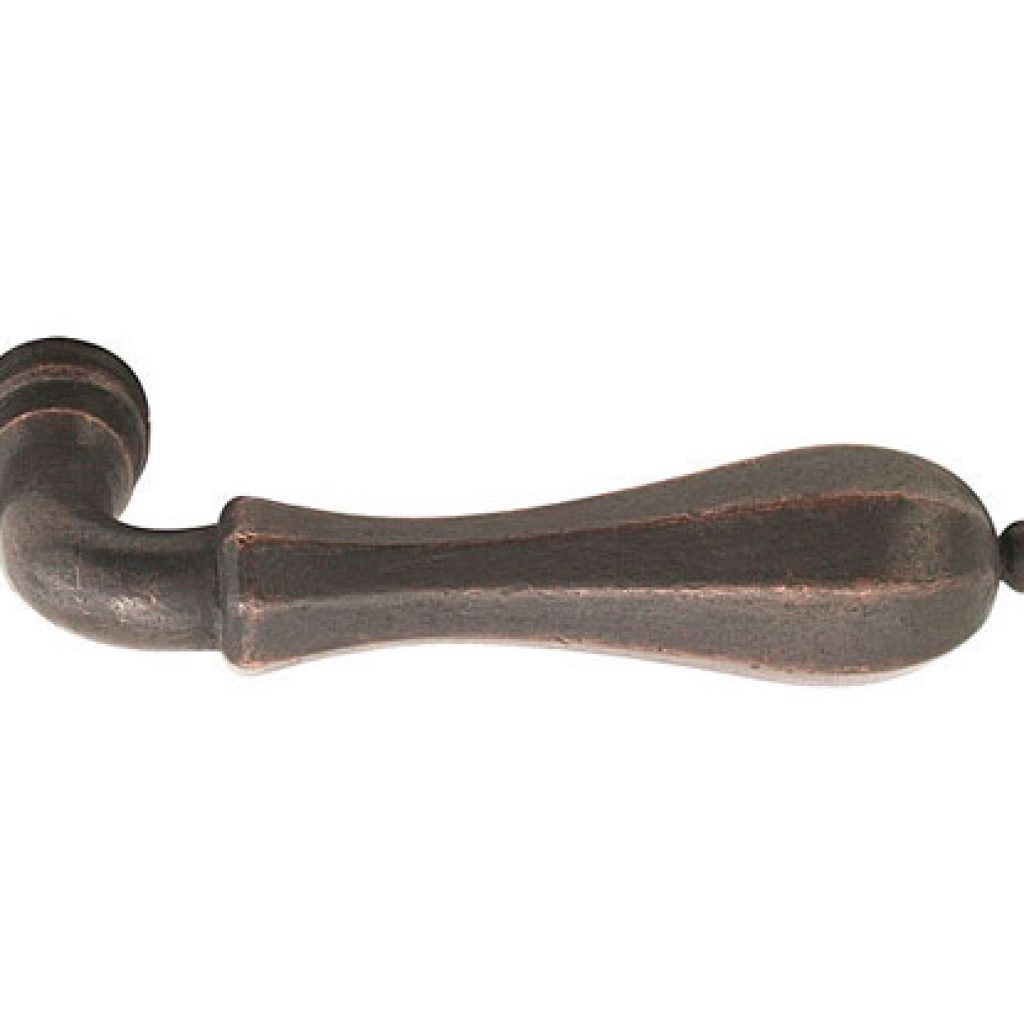 Emtek Octagon Tuscany Bronze lever - Canada Door Supply