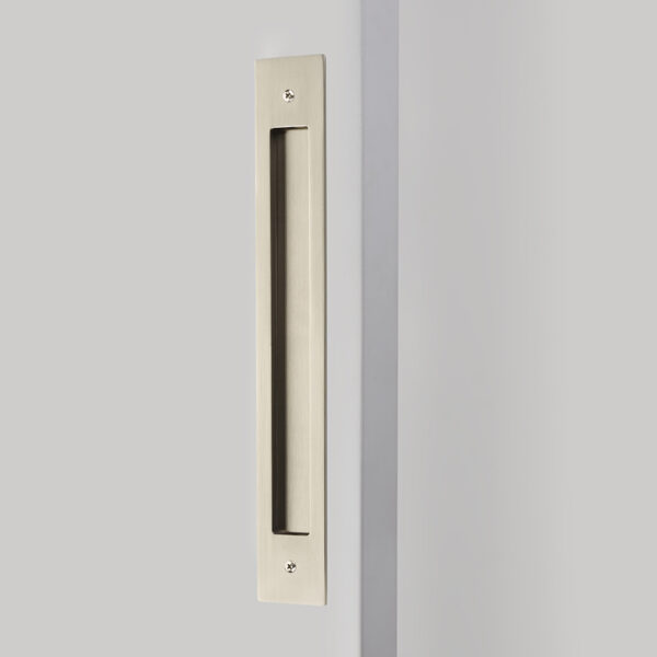 Emtek Modern Rectangular Flush Pull for 12 C-to-C Appliance Pull - Image 2