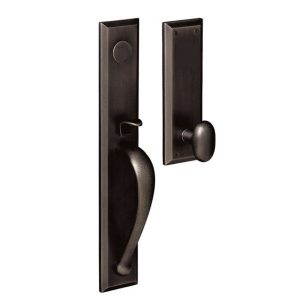 Baldwin Estate 6403 Cody Full Escutcheon Full Dummy Handleset with 5024 Interior Knob