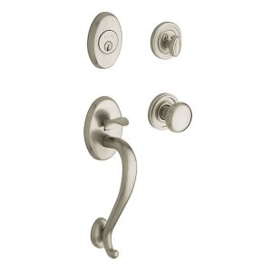 Baldwin Estate 85315 Logan Entrance Set With 5015 Classic Interior Knob