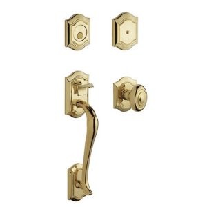 Baldwin Estate 85327 Bethpage Sectional Full Dummy Set with 5077 Interior Knob