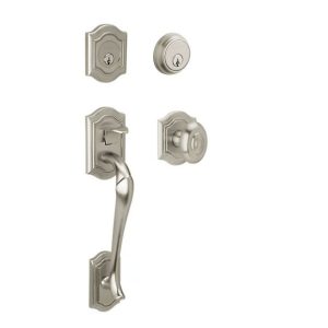 Baldwin Estate 85327 Bethpage Double Cylinder Entrance Set With 5077 Interior Knob