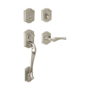 Baldwin Estate 85327 Bethpage Sectional Entrance Set with 5447V Interior Lever