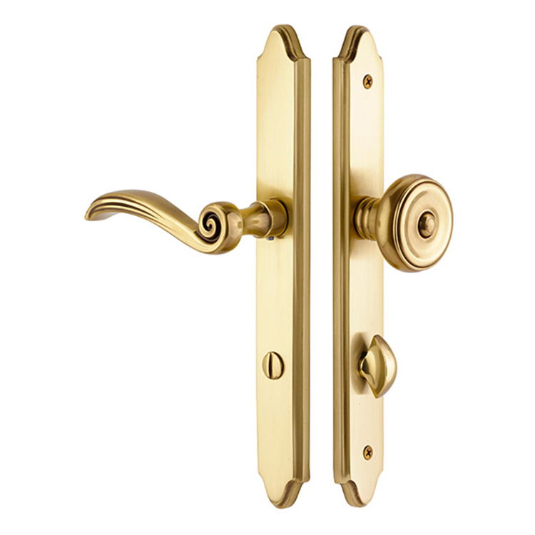 Emtek Round Keyed Knob Modern Brass - Canada Door Supply
