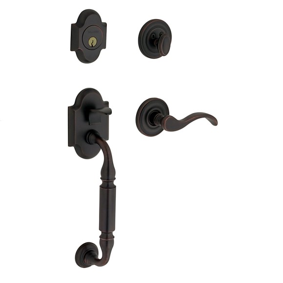 Baldwin 85305 Canterbury Entrance Set With Interior Lever - Canada