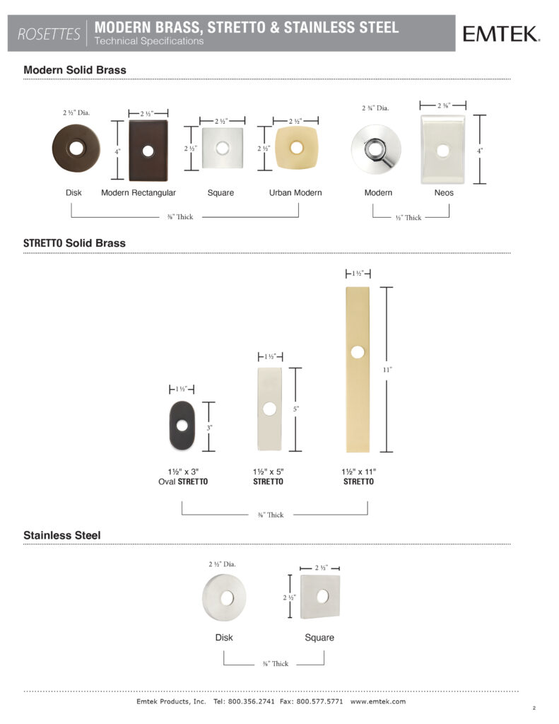 Emtek American Classic Door Bell