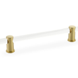 Schaub Lumiere adjustable acrylic bar pull 6" cc