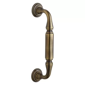BALDWIN 2576 8 TRADITIONAL DOOR PULL WITH ROSES