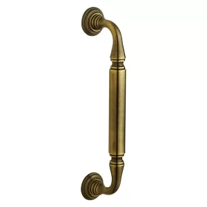 BALDWIN 2578 10 TRADITIONAL DOOR PULL WITH ROSES-050