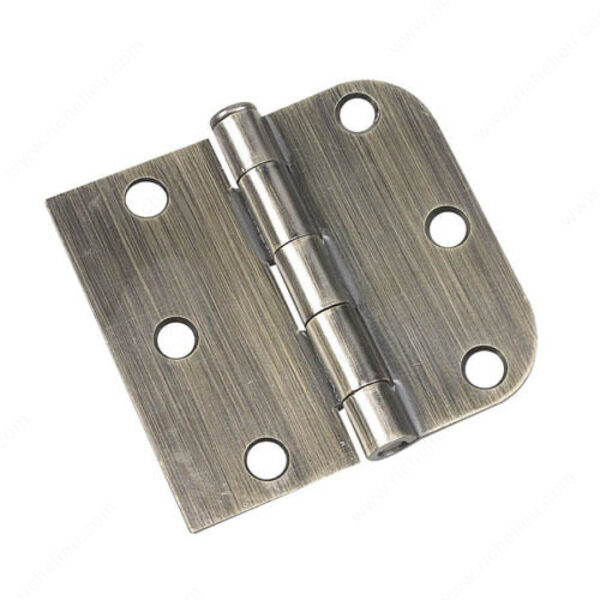 Richelieu 3" Full Mortise Combination Butt Hinge - 5/8" Radius