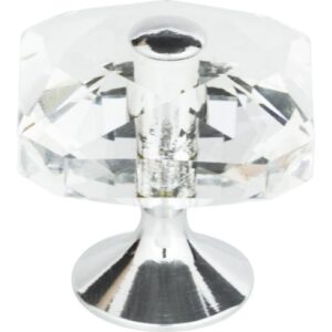 Atlas Crystal Large Square Knob Collection