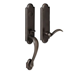 Baldwin Estate 85354 Boulder 3/4 Escutcheon Full Dummy Handleset with 5452V Interior Lever