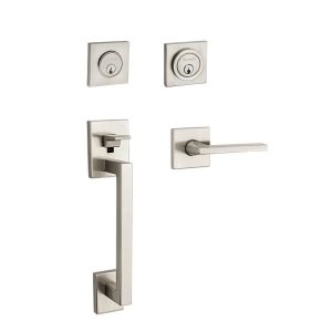 Baldwin Estate 85390 Minneapolis Sectional Double Cylinder Entrance Set with 5162 Interior Lever