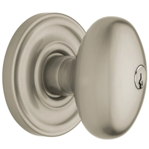 Baldwin Estate 5225 Keyed Egg Knob with Classic 5048 Rose