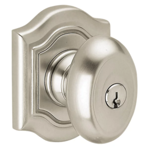 Baldwin Estate Keyed Bethpage Knob with Bethpage Rose