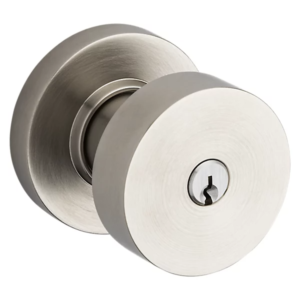 Baldwin Estate 5230 Keyed Contemporary Knob with Round 5046 Rose