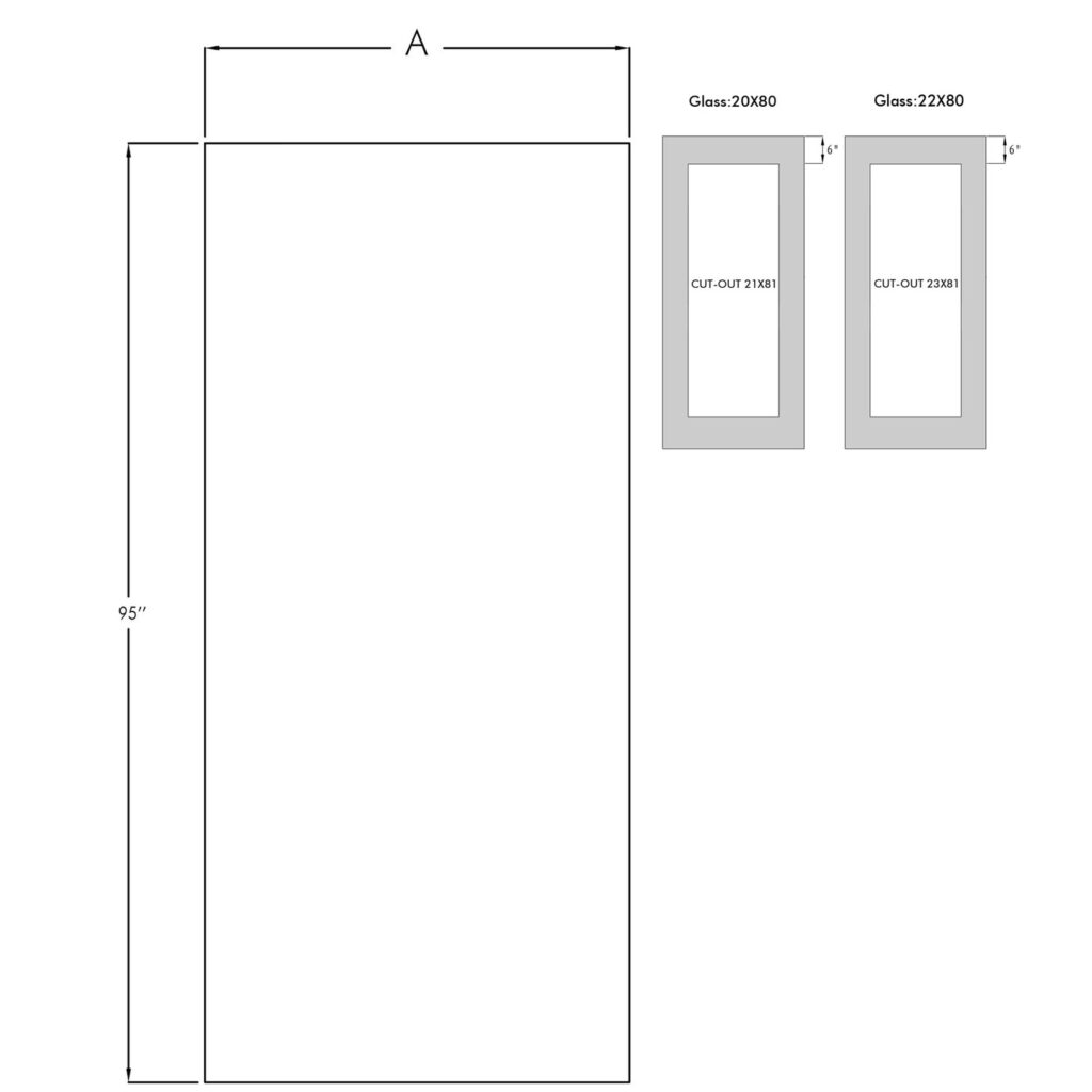 Mennie 8' Smooth Flush Panel (SM8-F)