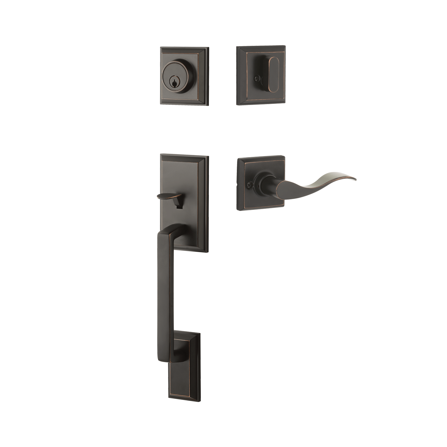 Yale Ellington Entry Set Brunswick Lever - Canada Door Supply