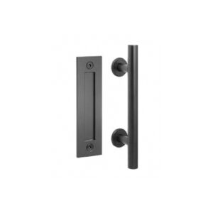 Yale Barn Door Handle With Flush Pull