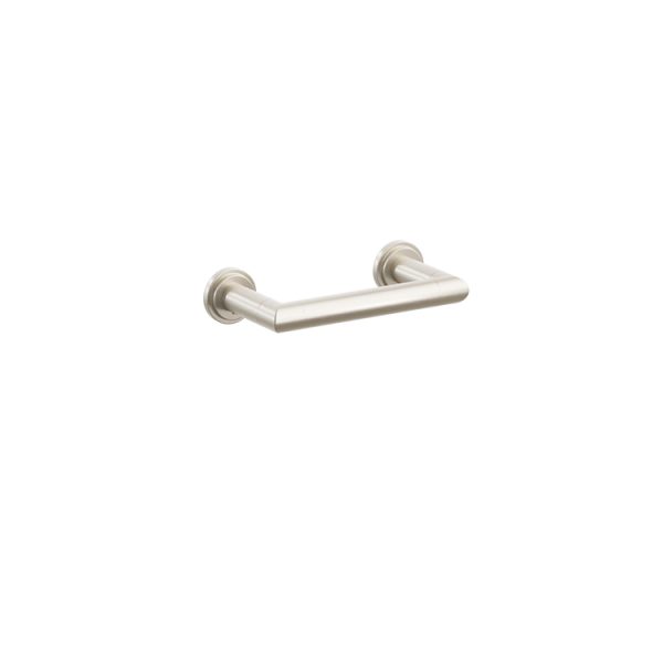 Emtek Modern Tubular Paper Holder Double Post Brass Bath Hardware