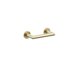 Emtek Modern Tubular Paper Holder Double Post Brass Bath Hardware