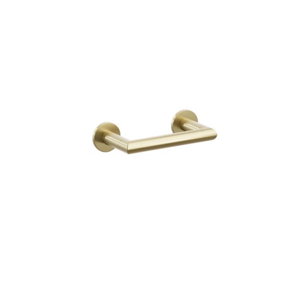 Emtek Modern Tubular Paper Holder Double Post Brass Bath Hardware