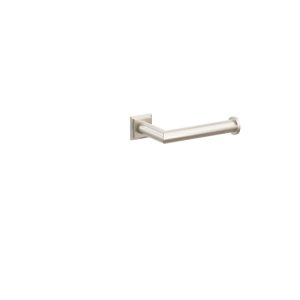 Emtek Modern Tubular Paper Holder Single Post Brass Bath Hardware