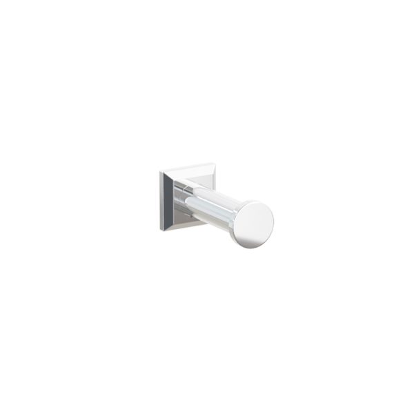 Emtek Modern Tubular Single Robe Hook Brass Bath Hardware