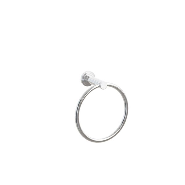 Emtek Modern Tubular Towel Ring Brass Bath Hardware