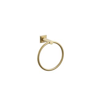 Emtek Modern Tubular Towel Ring Brass Bath Hardware