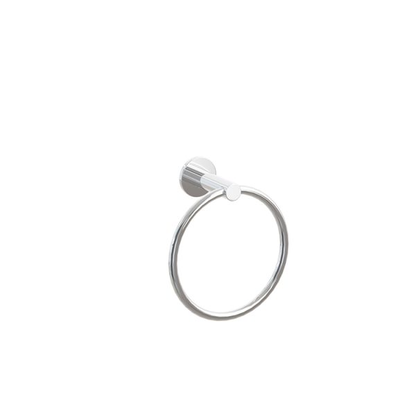 Emtek Modern Tubular Towel Ring Brass Bath Hardware