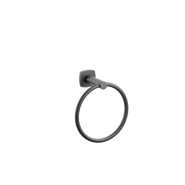 Emtek Modern Tubular Towel Ring Brass Bath Hardware