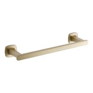 Emtek Transitional Flared Towel Bar Brass Bath Hardware