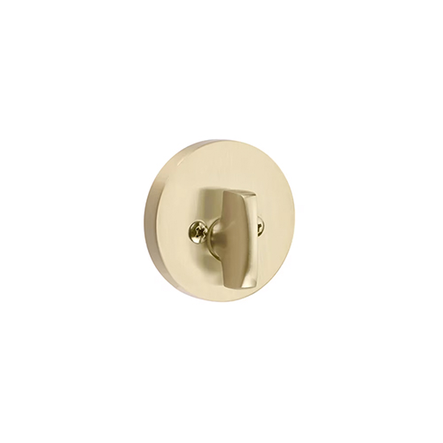 Emtek Modern Disc Single Sided Deadbolt Brass