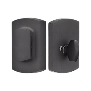 Emtek Ridgemont Sandcast Bronze Deadbolt With Flap