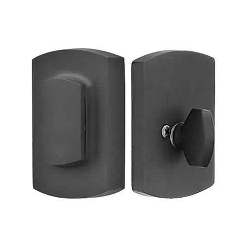 Emtek Ridgemont Sandcast Bronze Deadbolt With Flap