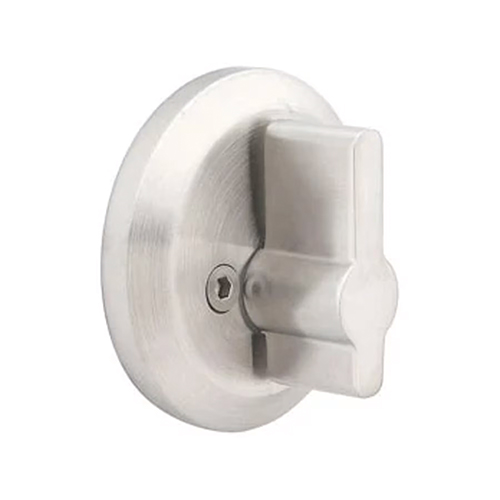 Emtek Round Stainless Steel Single Sided Deadbolt