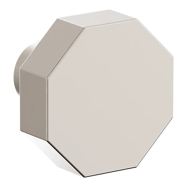 Baldwin 4441 Octagonal Knob 1.375" Cabinet Knob