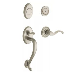 Baldwin Estate 85315 Logan Full Dummy Handleset with 5455V Interior Lever