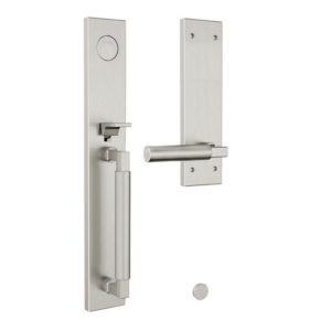 Baldwin Estate 85316 Gramercy Full Escutcheon Full Dummy Handleset with L029 Interior Lever