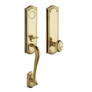 Baldwin Estate 85337 Bethpage Full Dummy Handleset with 5077V Interior Knob