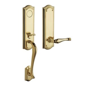 Baldwin Estate 85337 Bethpage Full Dummy Handleset with 5447V Interior Lever
