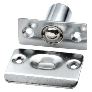 Taymor Interior Hardware Adjustable Bullet Catch With Full Lip Strike Plate