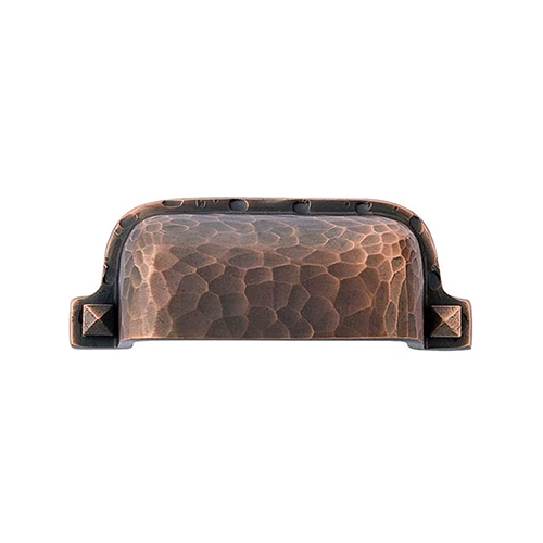 Emtek Hammered Bin Pull Arts & Crafts Collection