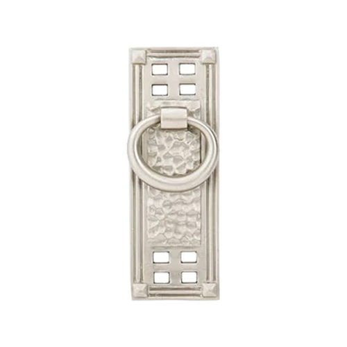 Emtek Hammered Vertical Ring Pull Arts & Crafts Collection