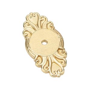 Emtek Ribbon & Reed Backplate for Cabinet Knob