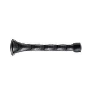 Taymor Interior Hardware Steel Spring Door Stop - Black Tip