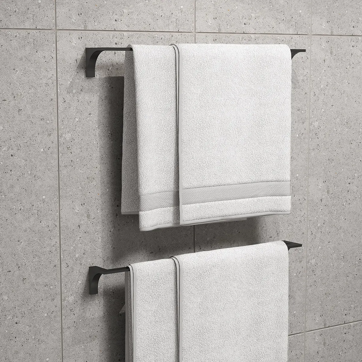 Taymor Bath Hardware Towel Bar Arc Deco