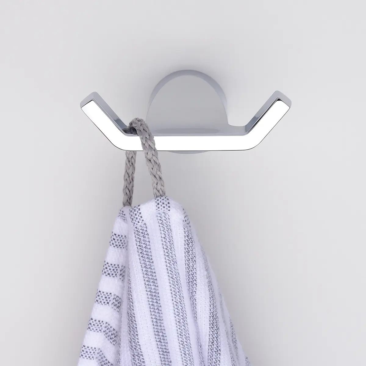 Taymor Bath Hardware Robe Hook Slip Stream Double